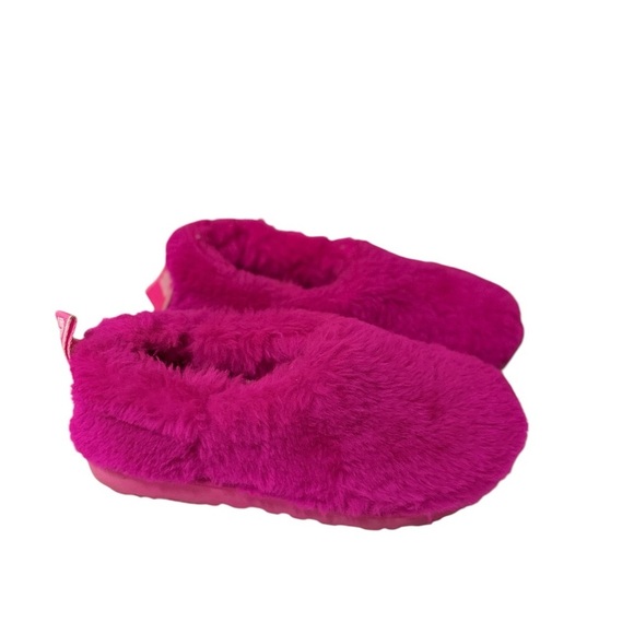 Uggs Fuzzy hot Pink Slippers - Picture 1 of 10